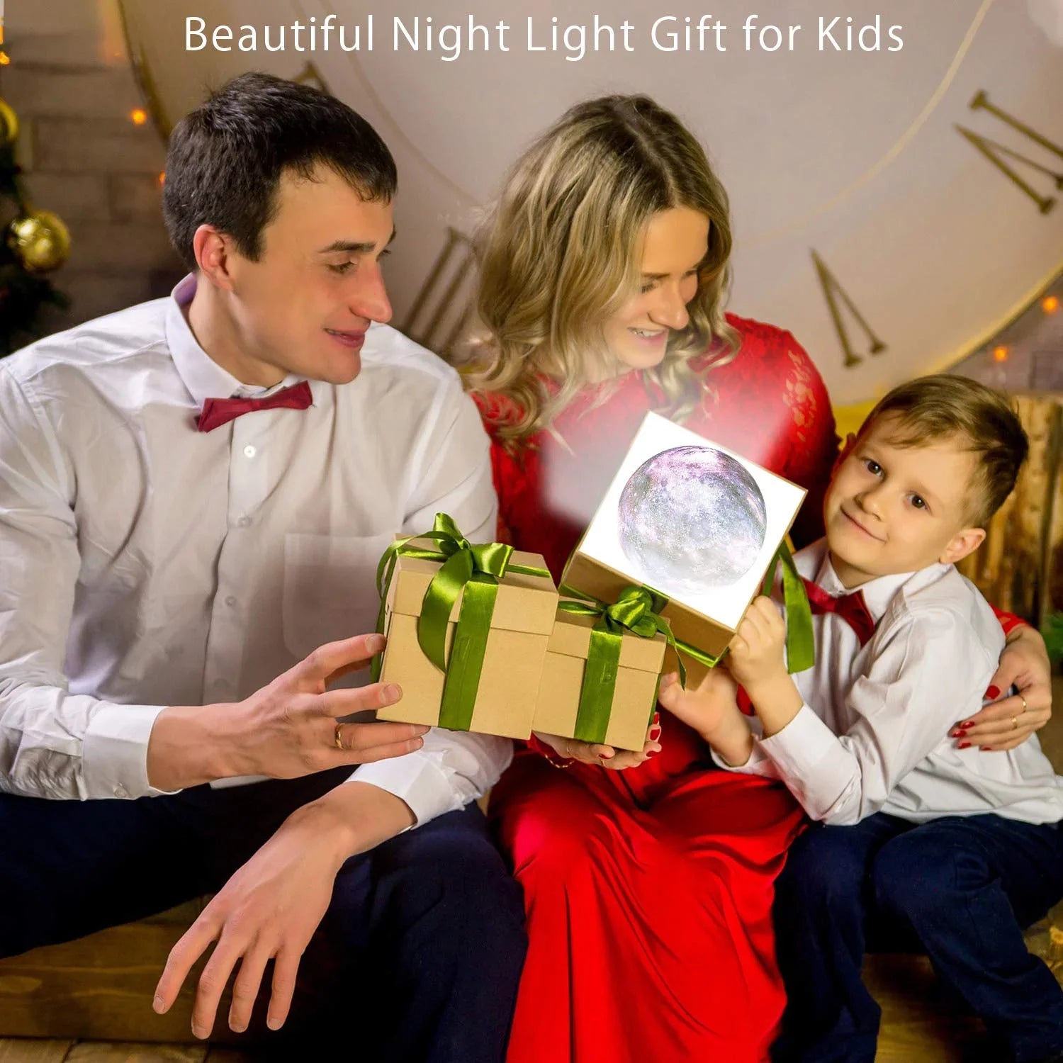 Moon Lamp, Galaxy Lamp Kids Night Light 16 Colors 3D LED Moon Light with Stand, Timing & Remote & Touch Control Brightness USB Rechargeable Christmas Birthday Gifts for Boys Girls Friends