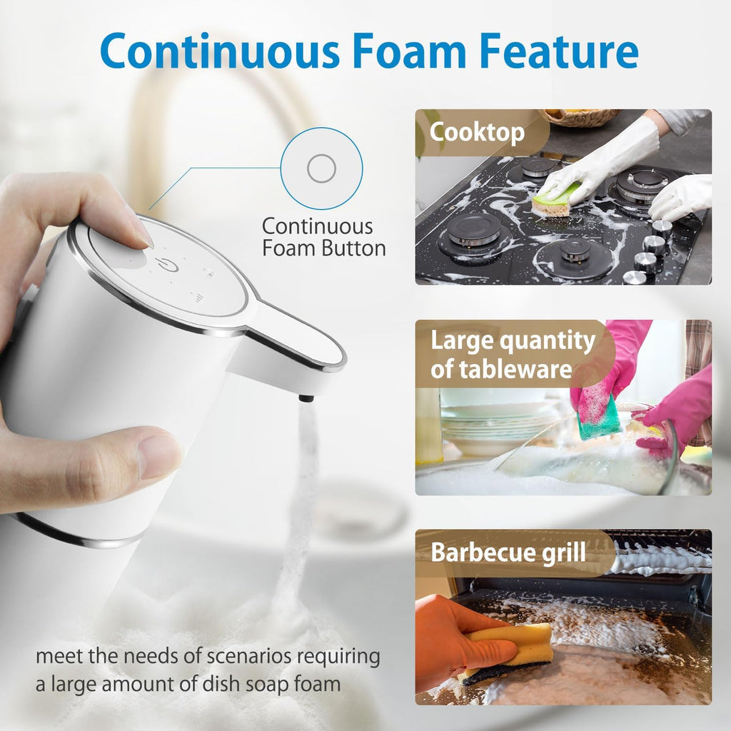 Smart Touchless Soap Dispenser - Rechargeable & Waterproof